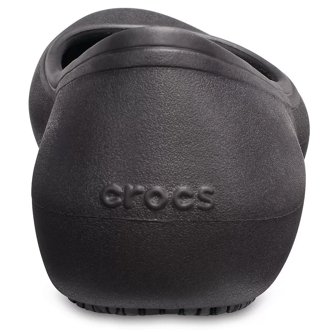 Crocs store flats black